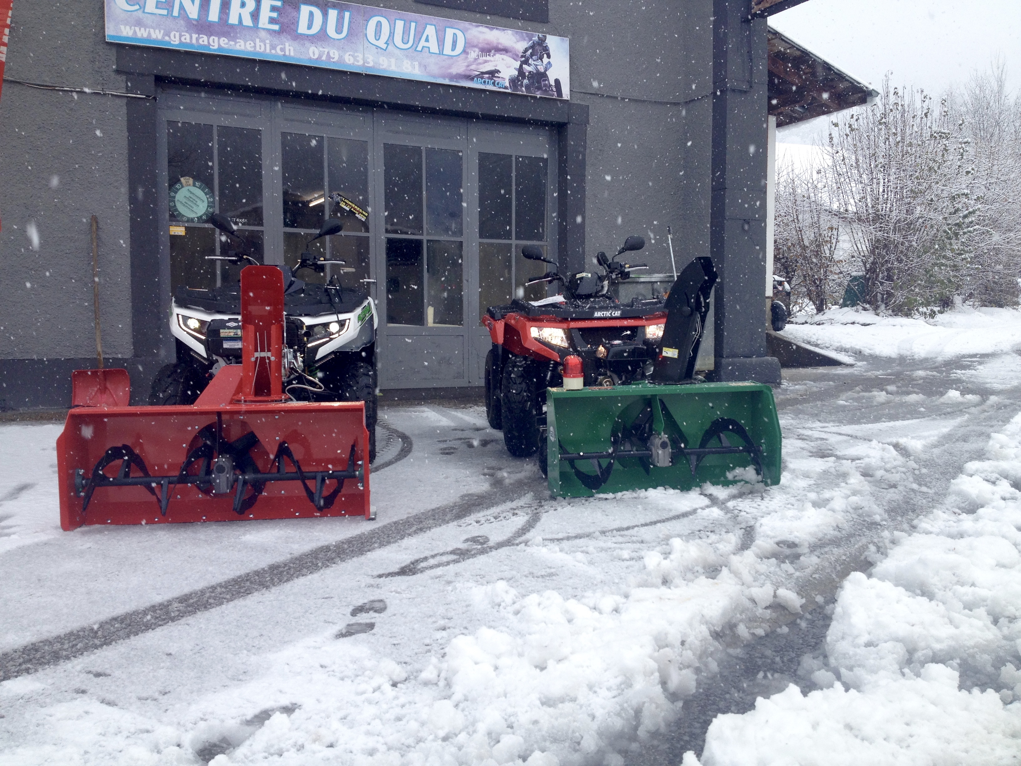 Fraiseuse a neige pour Quad